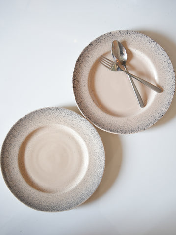 Cloudy Rim Plates (Set of 2 Pcs)