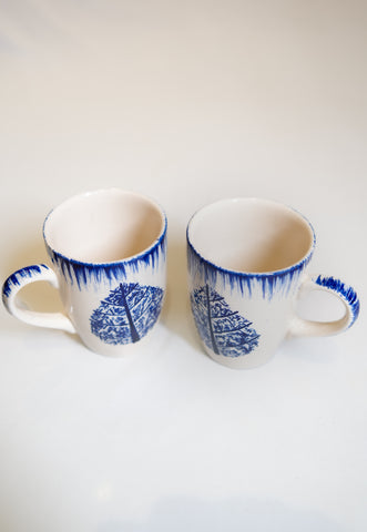 Navy Nature Mug (2 Cups)