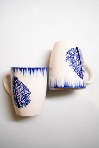 Navy Nature Mug (2 Cups)