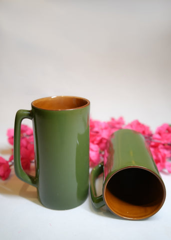 Emerald High Mug Green Horizon Mug (2Pcs)