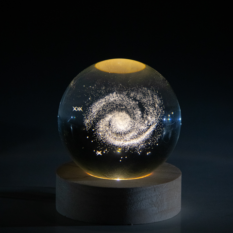 Crystal Globe Of The Milky Way Galaxy